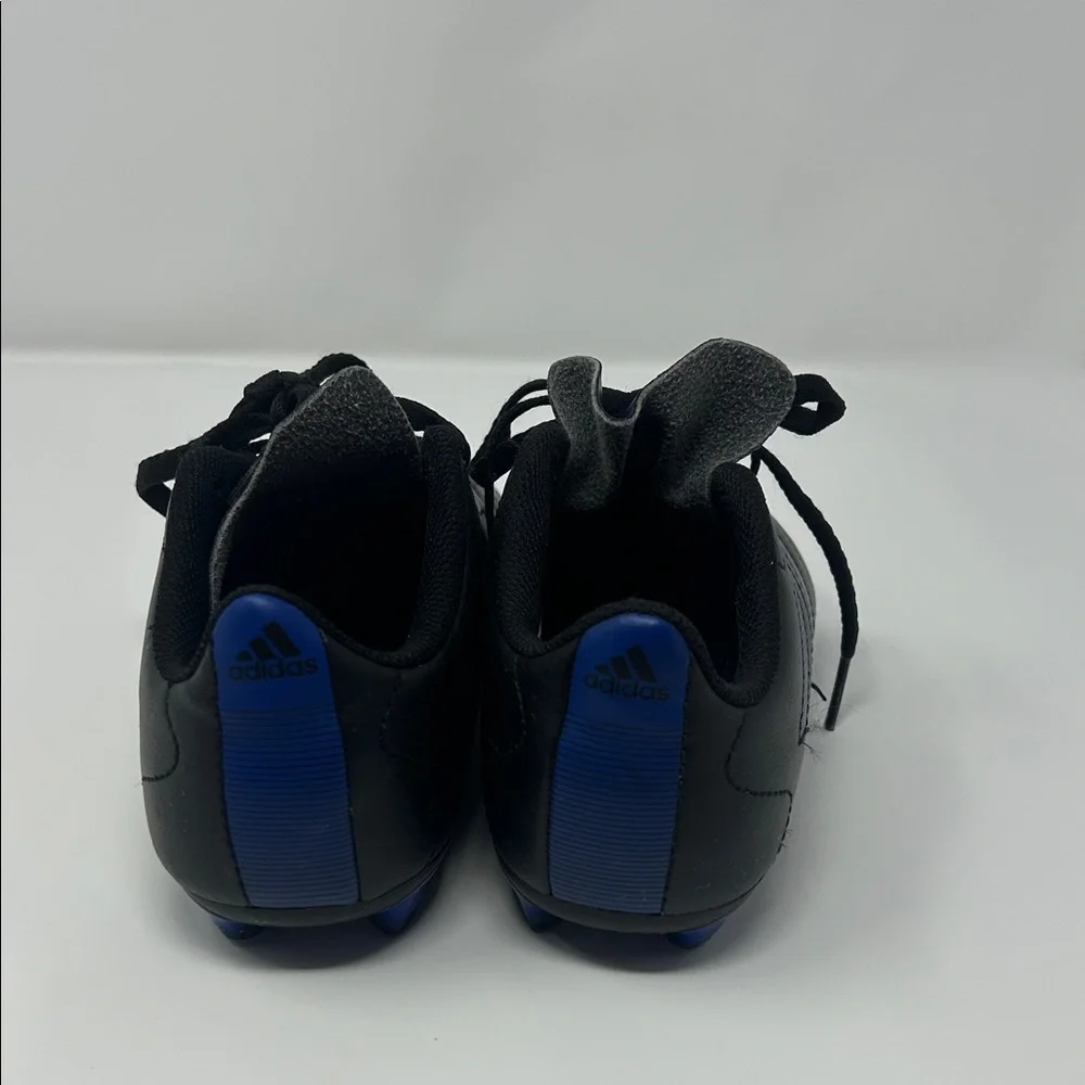 Adidas Kids Black and Blue Cleats
